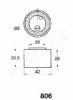ASHIKA 45-08-806 Tensioner, timing belt